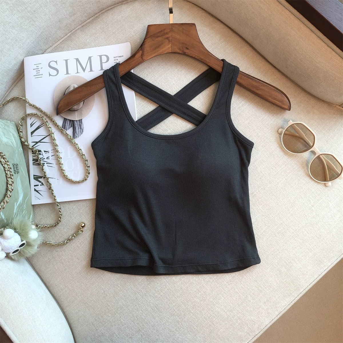 Lima CrossBack Built-In Bra Top